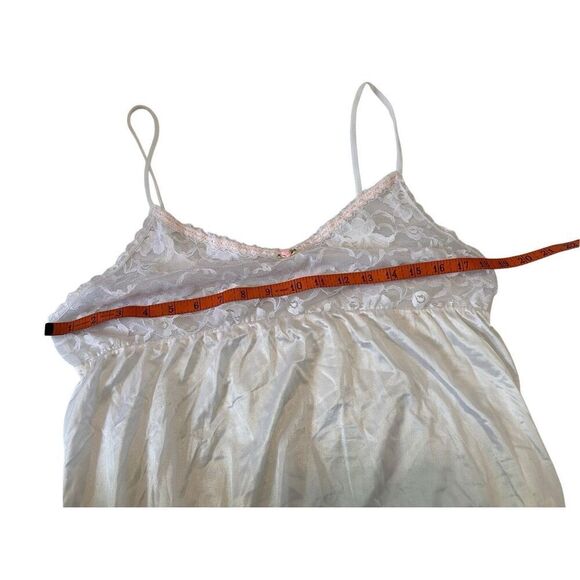 Vintage Delicates Night Slip Gown Coquette Cottage Sheer Bridal Sexy Sleep - Picture 11 of 14
